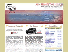 Tablet Screenshot of pattaya-taxiservice.com